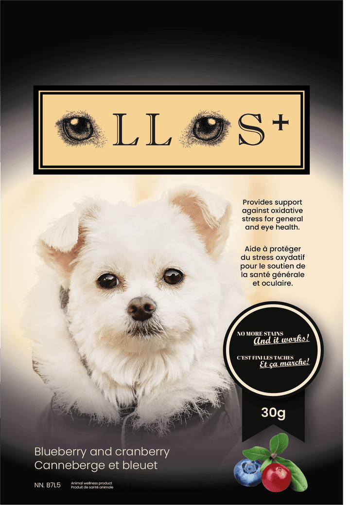 OLLOS+ – Natural Tear Stain Supplement for Dogs
